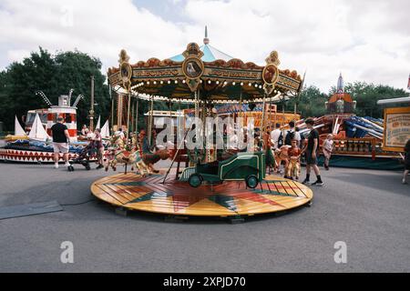 Madrid, Spanien. August 2024. Blick auf das Black Country Living Museum, ein Museum, das die Lebensweise zwischen 1940 und 1960 nachbildet, am 6. August 2024 in Birmingham Stockfoto