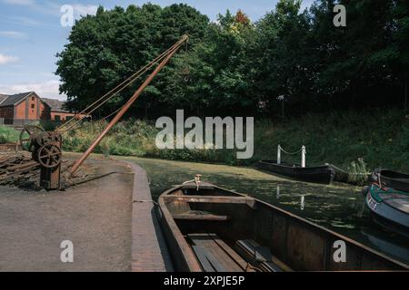 Madrid, Spanien. August 2024. Blick auf das Black Country Living Museum, ein Museum, das die Lebensweise zwischen 1940 und 1960 nachbildet, am 6. August 2024 in Birmingham Stockfoto