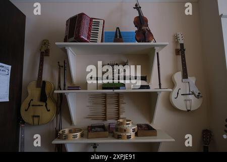 Madrid, Spanien. August 2024. Blick auf das Black Country Living Museum, ein Museum, das die Lebensweise zwischen 1940 und 1960 nachbildet, am 6. August 2024 in Birmingham Stockfoto