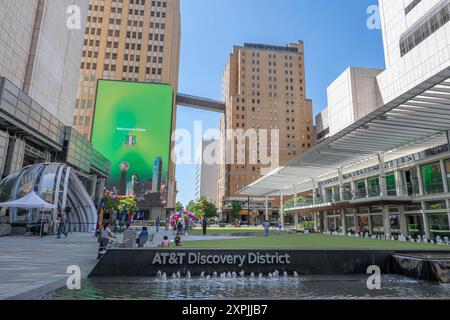 AT&T Discovery District Stockfoto