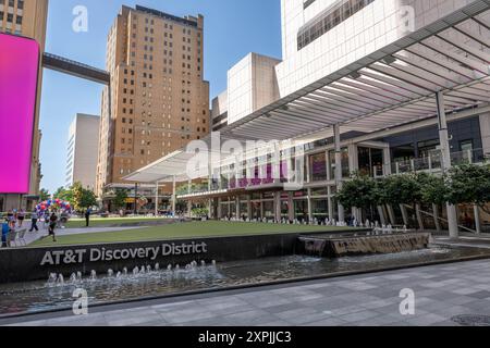 AT&T Discovery District Stockfoto