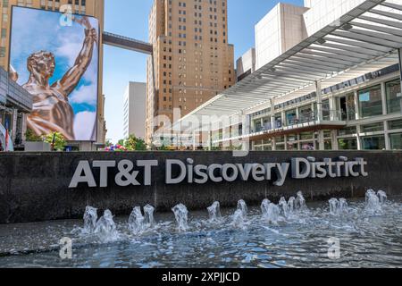 AT&T Discovery District Stockfoto