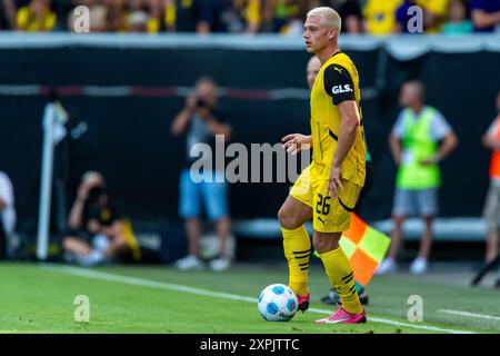 Julian Ryerson (26, Borussia Dortmund) AUT, BVB Borussia Dortmund vs FC Villareal, Fussball, Vorbereitung, Saison 2024/25, 06.08.2024, Foto: Eibner-Pressefoto/Florian Wolf Stockfoto