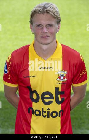 Deventer, Niederlande. August 2024. DEVENTER, Stadion de Adelaarshorst, 05-08-2024, Saison 2024/2025, Dutch Eredivisie. Fotoruf Go Ahead Eagles, GA Eagles Spieler Soren Tengstedt Credit: Pro Shots/Alamy Live News Stockfoto