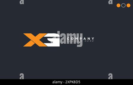 XG Alphabet Buchstaben Initialen Monogramm Logo Stock Vektor