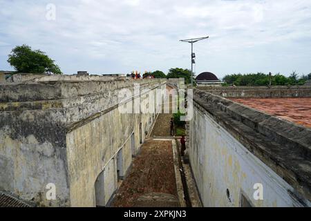 Benteng Marlborough Festung, Bengkulu Stadt, Indonesien Stockfoto