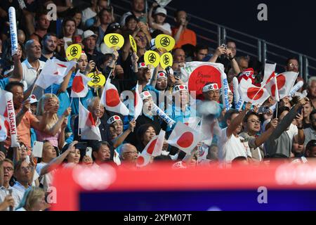 Paris, Frankreich. August 2024. Allgemeine Ansicht Wrestling : während der Olympischen Spiele 2024 in Paris in der Champ-de-Mars Arena in Paris, Frankreich . Quelle: Koji Aoki/AFLO SPORT/Alamy Live News Stockfoto