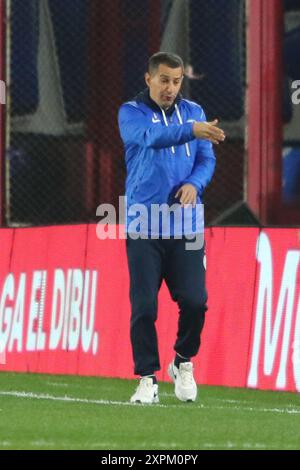 Argentinien. August 2024. Buenos Aires, 06.08.2024: Leandro Romagnoli Trainer von San Lorenzo während des Spiels für Copa Argentina im Libertadores de America Stadium ( Credit: Néstor J. Beremblum/Alamy Live News) Stockfoto