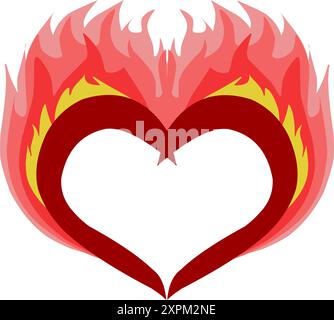 Ein feuriges Design für Fotoanrufe. Perfekt für soziale Medien, Hintergrund, Website-Hintergrundbilder, Fotoanrufe. Stock Vektor