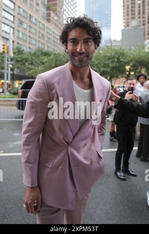 NY, USA. August 2024. New York, USA, 2. August 2024 - Justin Baldoni bei der Premiere von „IT Ends With US“ im AMC Lincoln Square Theater am 06. August 2024 in New York City. Foto: Luiz Rampelotto/EuropaNewswire. (Kreditbild: © Luiz Rampelotto/ZUMA Press Wire) NUR REDAKTIONELLE VERWENDUNG! Nicht für kommerzielle ZWECKE! Quelle: ZUMA Press, Inc./Alamy Live News Stockfoto