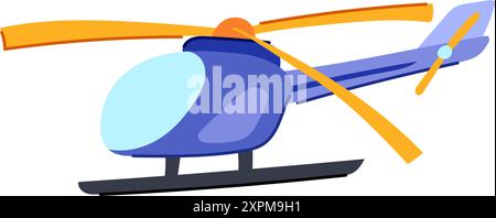 Kinderhubschrauber Spielzeug Cartoon Vektor Illustration Stock Vektor