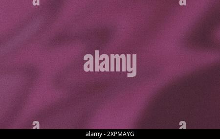 Abstrakter Hintergrund mit körniger Textur, mit einem glatten Wellenverlauf in Violettönen Stockfoto