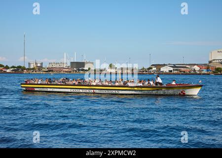 Kanalrundfahrt im Hafen von Kopenhagen; Kopenhagen, Dänemark Stockfoto