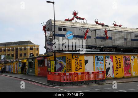 London, England - 18. Mai 2024: Blick auf die Gebäude in London auf England Stockfoto