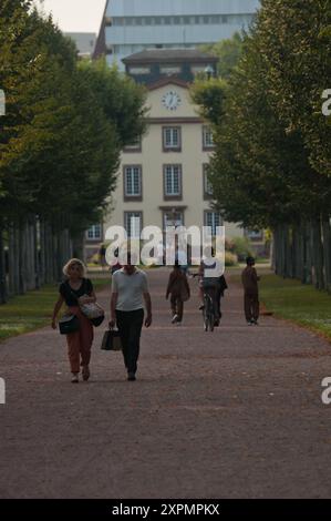 Parc de l'Orangerie, Straßburg, Frankreich Stockfoto