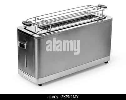 Toaster für alle Brotsorten. Isoliert auf weißem Hintergrund. Mit Beschneidungspfad Stockfoto