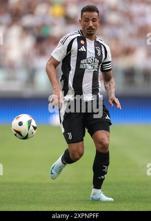 Turin, Italien. August 2024. Danilo von Juventus während des Freundschaftsspiels vor der Saison im Allianz Stadium in Turin. Der Bildnachweis sollte lauten: Jonathan Moscrop/Sportimage Credit: Sportimage Ltd/Alamy Live News Stockfoto