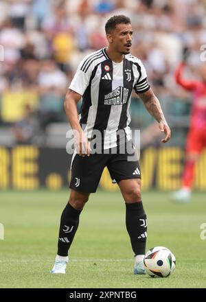 Turin, Italien. August 2024. Danilo von Juventus während des Freundschaftsspiels vor der Saison im Allianz Stadium in Turin. Der Bildnachweis sollte lauten: Jonathan Moscrop/Sportimage Credit: Sportimage Ltd/Alamy Live News Stockfoto