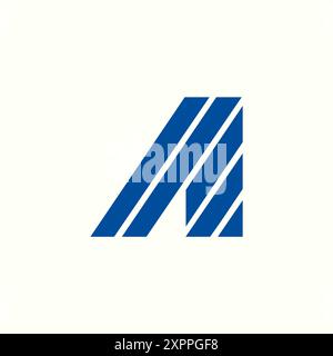 Kreativer Erfolg, Tech-Logo Buchstabe A Stockfoto