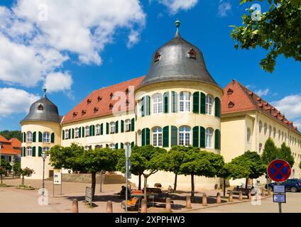 Das Schloss in Bad Bergzabern an der Deutschen Weinstraße, Rheinland-Pfalz Stockfoto