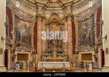 Die Kirche St. Ignatius oder Jesuitenkirche Dubrovnik, Kroatien, Europa Stockfoto