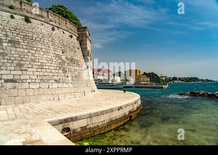 König Petar Kresimir IV. Bastion in Zadar, Kroatien, Europa Stockfoto