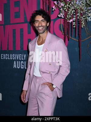 6. August 2024, New York, New York, USA: Justin Baldoni nimmt an der Weltpremiere von „IT Ends With US“ am AMC Lincoln Square in New York Teil. August 2024. (Credit Image: © Photo Image Press via ZUMA Press Wire) NUR REDAKTIONELLE VERWENDUNG! Nicht für kommerzielle ZWECKE! Stockfoto