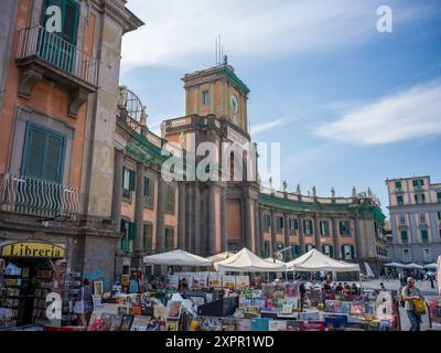 Piazza Dante, Altstadt von Neapel, Neapel, Kampanien, Süditalien, Italien, Europa Stockfoto