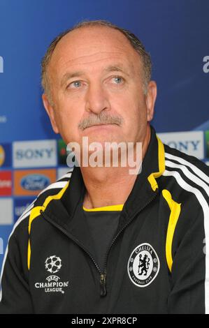 Luiz Felipe Scolari, Stamford Bridge, London, Großbritannien Stockfoto