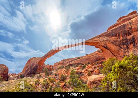 Landscape Arch, Arches National Park, Moab, Utah, USA, Usa Stockfoto