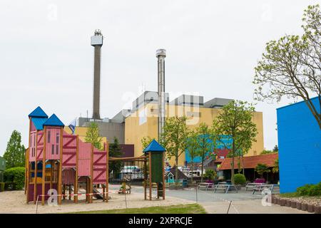 Wunderland Kalkar, Vergnügungspark, ehemaliges Kernkraftwerk, Kalkar, Niederrhein, Nordrhein-Westfalen, Deutschland Stockfoto