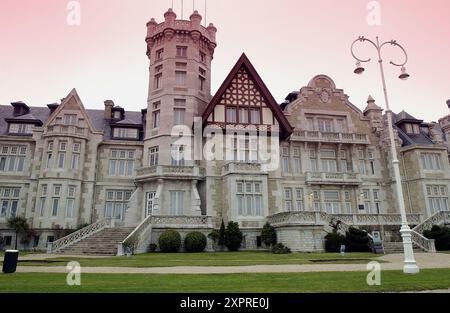 Universidad Internacional Menéndez Pelayo. Palacio De La Magdalena. Santander. Spanien Stockfoto