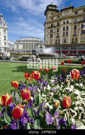 Campoamor Theater am Escandalera Platz. Oviedo. Spanien Stockfoto