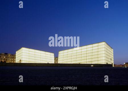 Kursaal-Center, von Rafael Moneo. San Sebastián. Guipúzcoa. Spanien Stockfoto