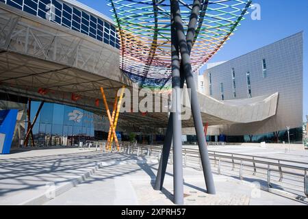 Messe- und Kongresszentrum von Malaga (FYCMA). Malaga, Andalusien, Spanien. Stockfoto