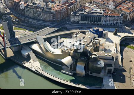 Guggenheim Museum, Bilbao, Vizcaya, Baskisches Land, Spanien Stockfoto
