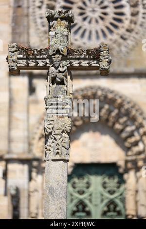 Kirche San Martiño, Noia, A Coruña Provinz, Galizien, Spanien. Stockfoto