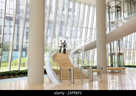 Iberdrola Tower. Bilbao. Bizkaia. Baskenland. Spanien. Stockfoto