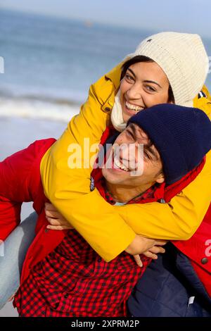 Lebensstile, Hendaye Beach Stockfoto