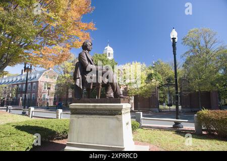 Campus der Harvard Universität, Cambridge, Massachusetts, USA Stockfoto