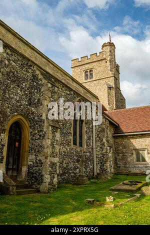 St. Peter und St. Paul Church, Butchers Hill, Shorne, Kent Stockfoto