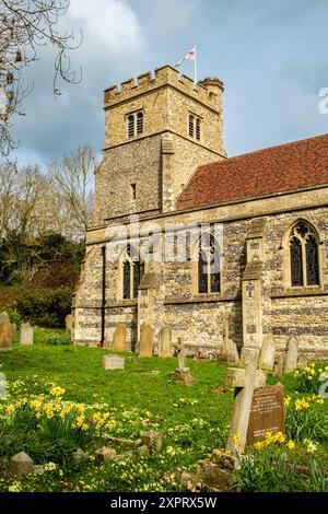 St. Peter und St. Paul Church, Butchers Hill, Shorne, Kent Stockfoto