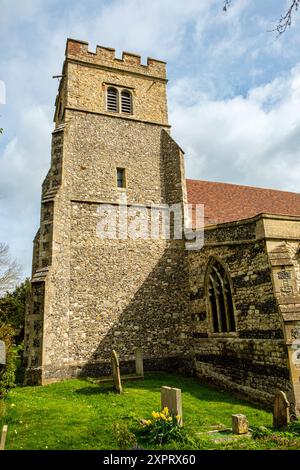 St. Peter und St. Paul Church, Butchers Hill, Shorne, Kent Stockfoto