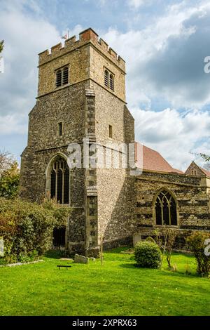 St. Peter und St. Paul Church, Butchers Hill, Shorne, Kent Stockfoto