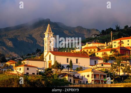 Blick auf Faial vom &#39;Miradouro do Guindaste&#39; Stockfoto