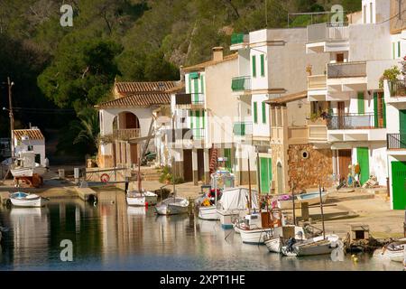 Cala Figuera, Santanyi, Migjorn Mallorca, Balearen, Spanien Stockfoto