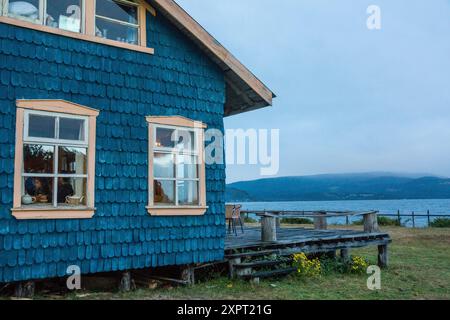 Archipiélago de Chiloé, Provincia de Chiloé, Región de Los Lagos, Patagonien, República de Chile, América del Sur. Stockfoto