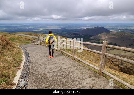 Parque Natural Regional de los volcanes, Auvernia, Frankreich, Westeuropa. Stockfoto