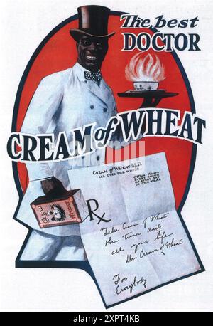 1905 Weizencreme Ad Stockfoto