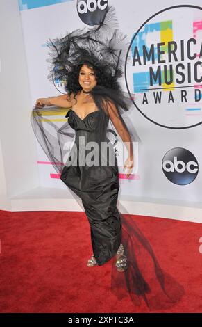 Diana Ross bei den American Music Awards 2017, gehalten an der Microsoft Theater in Los Angeles, USA, am 19. November 2017. Stockfoto